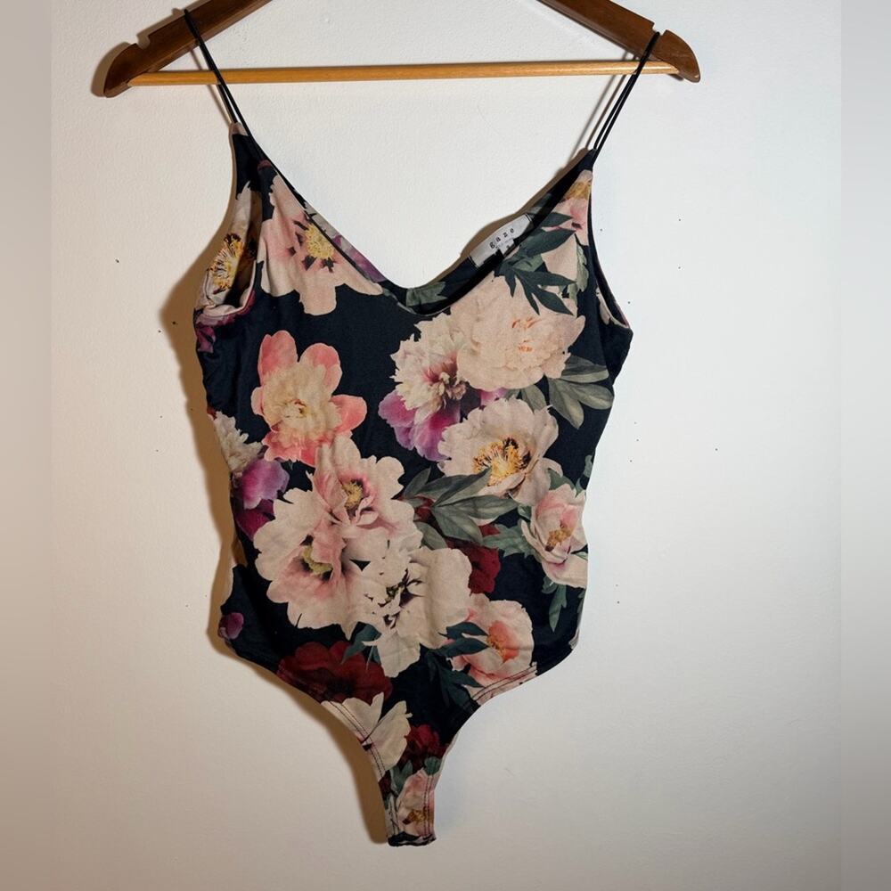 Gaze Floral Patterned Bodysuit